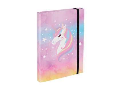 Desky na školní sešity A4 – Rainbow Unicorn