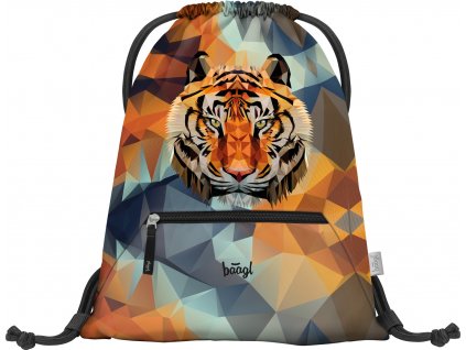 Baagl sáček na přezůvky s kapsou – Tiger pro kluky
