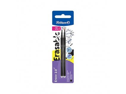 Pelikan náplň do gumovacího pera Erase 2.0 – černá, 2 ks