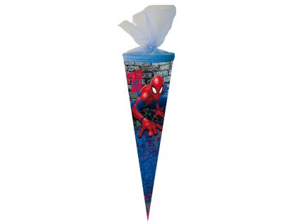 Papírový školní kornout Nestler 35 cm – Spider-Man