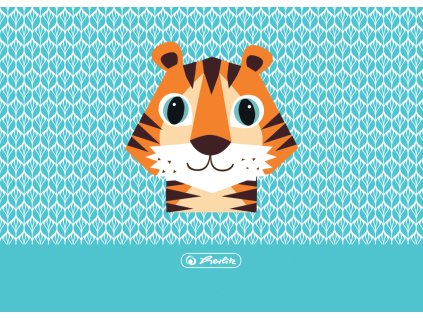 Desky na číslice - cute animals - tygr