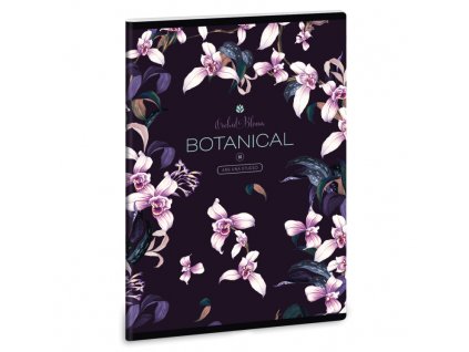 Sešit Ars Una A5 545 – čtverečkovaný Orchideje
