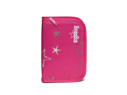 Ergobag školní penál do školy Růžový – 20dílný set Lyra