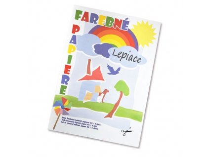 Složka barevného samolepicího papíru (8 listů)