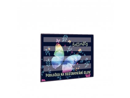 Podložka na sestavování slov – Motýl 2 pro prvňáčky