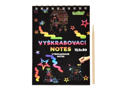 vyskrabovaci notes a5 10l