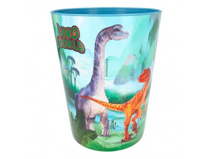 Odpadkový koš Dino World blue – modrý dinosauří koš