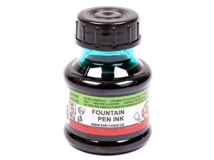 Inkoust Koh-i-noor zelený – 50 ml do plnicích per