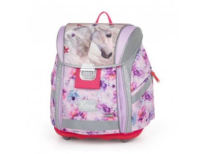 Školní aktovka pro prvňáčky Oxybag Premium Light Kůň Romantic