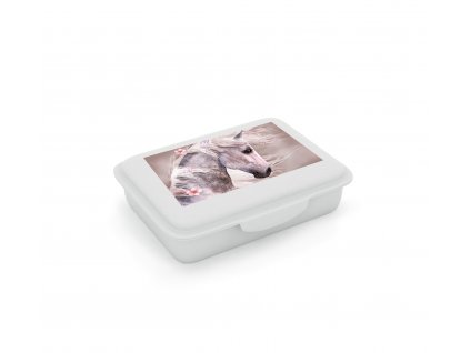 Box na svačinu Kůň Romantic s přihrádkou