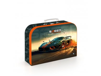 Školní kufřík do výtvarné výchovy Auto – 34 cm