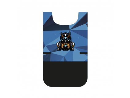 Dětská zástěra pončo na výtvarnou výchovu Sherpy Robot