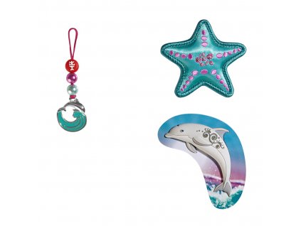 Magic Mags Dolphin Lana – sada obrázků k aktovkám Step by Step Grade, Cloud, Space, 2in1 a Kid