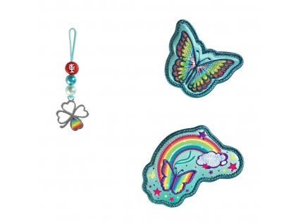 Magic Mags Rainbow Ria – sada obrázků k aktovkám Step by Step Grade, Cloud, Space, 2in1 a Kid