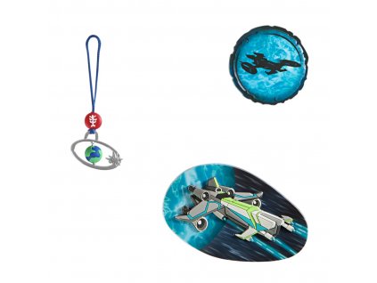 Magic Mags Space Craft Spike – sada obrázků k aktovkám Step by Step Grade, Space, Cloud, 2in1 a Kid
