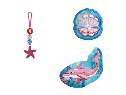 Magic Mags Sweet Dolphin Lou – sada obrázků k aktovkám Step by Step Grade, Cloud, Space, 2in1 a Kid