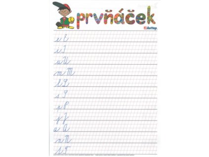 Stíratelná podložka A4 „Prvňáček“ – abeceda, znovu popisovatelná