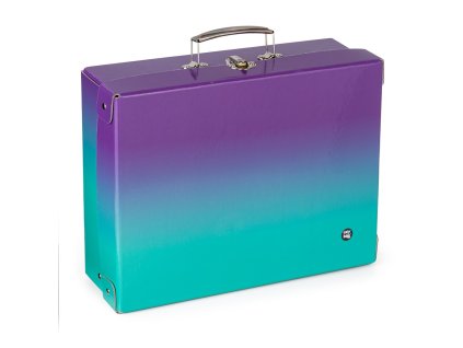 Kufřík lamino hranatý OXY Ombre Purple- blue
