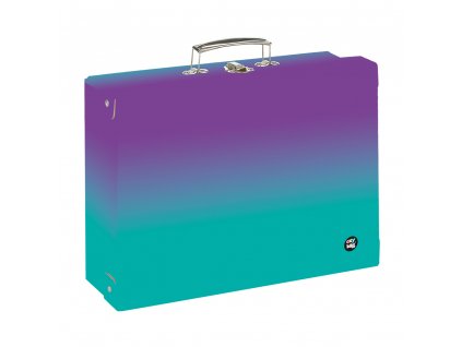 Kufřík lamino hranatý OXY Ombre Purple- blue