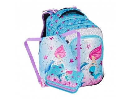 Malý školní set pro prvňáčky Bagmaster LUMI 24 A