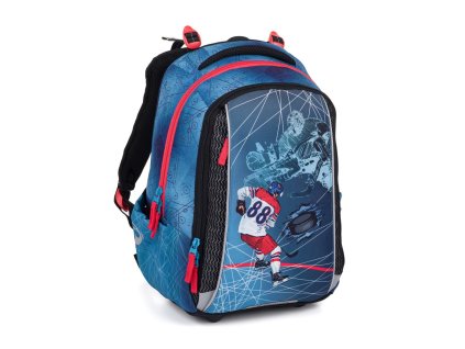 Školní batoh Bagmaster VEGA 24 A – hokejový motiv