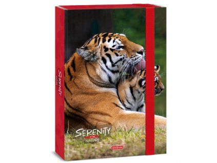 Box na sešity A4 Ars Una Serenity Tygr