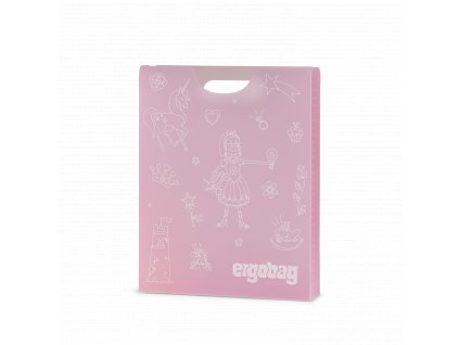 Plastové desky ve formátu A4 Ergobag Princess Pink