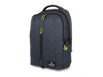 Studentský školní batoh WALKER Elite Grid Navy 32 l