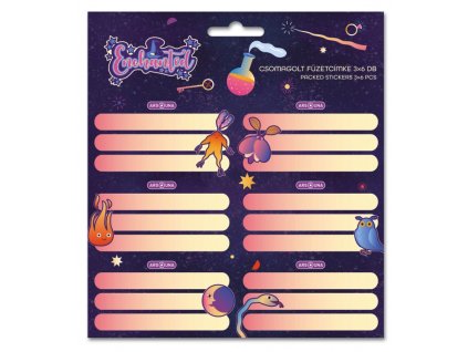 Jmenovky na sešity Ars Una Enchanted – 18 ks