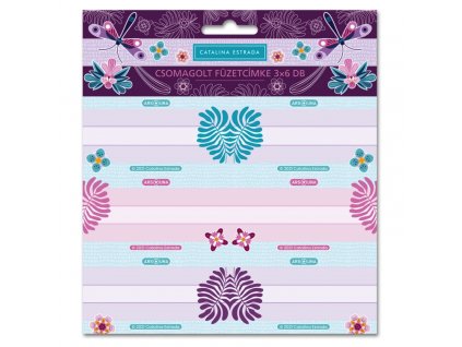 Jmenovky na sešity Ars Una Catalina Estrada Dragonfly – 18 ks samolepek