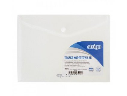 Obálka s drukem A5 – horizontální, průhledná (PP)