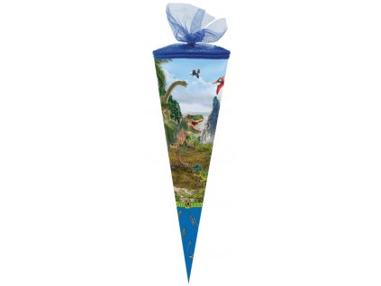 Papírový školní kornout Nestler 50 cm – Schleich Dinosaurs 2