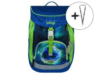 Baagl školní batoh Airy Fotbal Míč