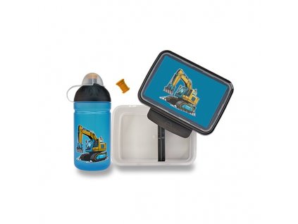 Set Zdravá lahev 0,5 l a Zdravá sváča – Bagr