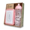 Set Zdravá lahev 0,7 l a box Zdravá sváča – Fresh růžová 1
