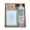 Set Zdravá lahev 0,7 l a box Zdravá sváča – Fresh olivová 2