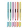 Zvýrazňovače Kores Style Brush Marker – 6 pastelových barev