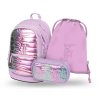 Školní batoh Baagl v setu Core Lavender – 3dílný školní set pro 2. stupeň