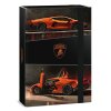 Ars Una Box na sešity A4 Lamborghini 25 – pevný karton s gumičkou