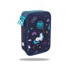 Třípatrový školní penál pro holky CoolPack Jumper 3 – Mrs Unicorn (vybavený)