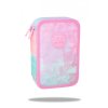 Růžový dvoupatrový penál Jumper Tie Dye – vybavený 2