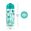 Láhev na pití s brčkem 500 ml Baagl – Delfín 4
