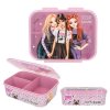 Svačinový box Top Model Rebel Kitty – 3 přihrádky, růžový s Lexy, Fergie & Christy 2