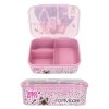 Svačinový box Top Model Rebel Kitty – 3 přihrádky, růžový s Lexy, Fergie & Christy 4