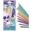 Pastelky trojhranné 12 ks Stitch pastel