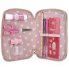 Princess Mimi dvoupatrový penál s výbavou – Bunny Fur (růžový, ouška) 4