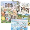 Kreativní sešit se samolepkami – Vytvoř si své ZOO (410 samolepek, 24 stran) 3