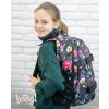 Školní batoh Baagl Skate Flowers 11