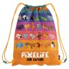 Sáček na přezůvky Junior Pixelife Zoo Edition – voděodolný