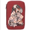Dvoupatrový penál s výbavou Top Model Fur Ever Friends – červený 3